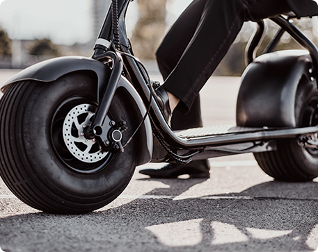 オートバイと電気自動車