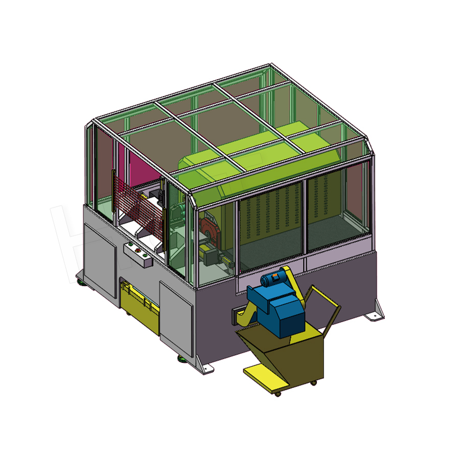 スタンピング、回転溝、面取りオールインワンマシン